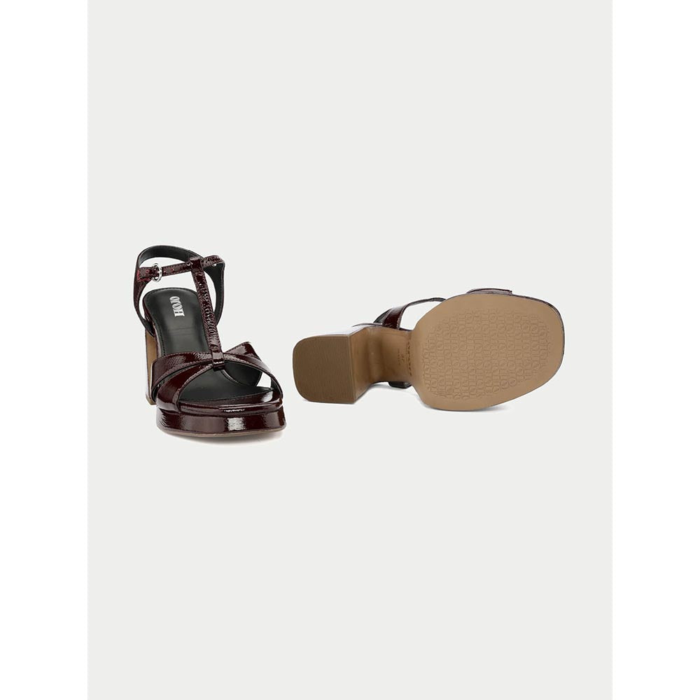 Oroh Brown Imperia Heel Sandals
