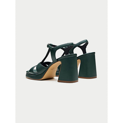 Oroh Green Imperia Heel Sandals