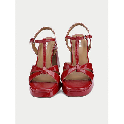 Oroh Red Imperia Heel Sandals