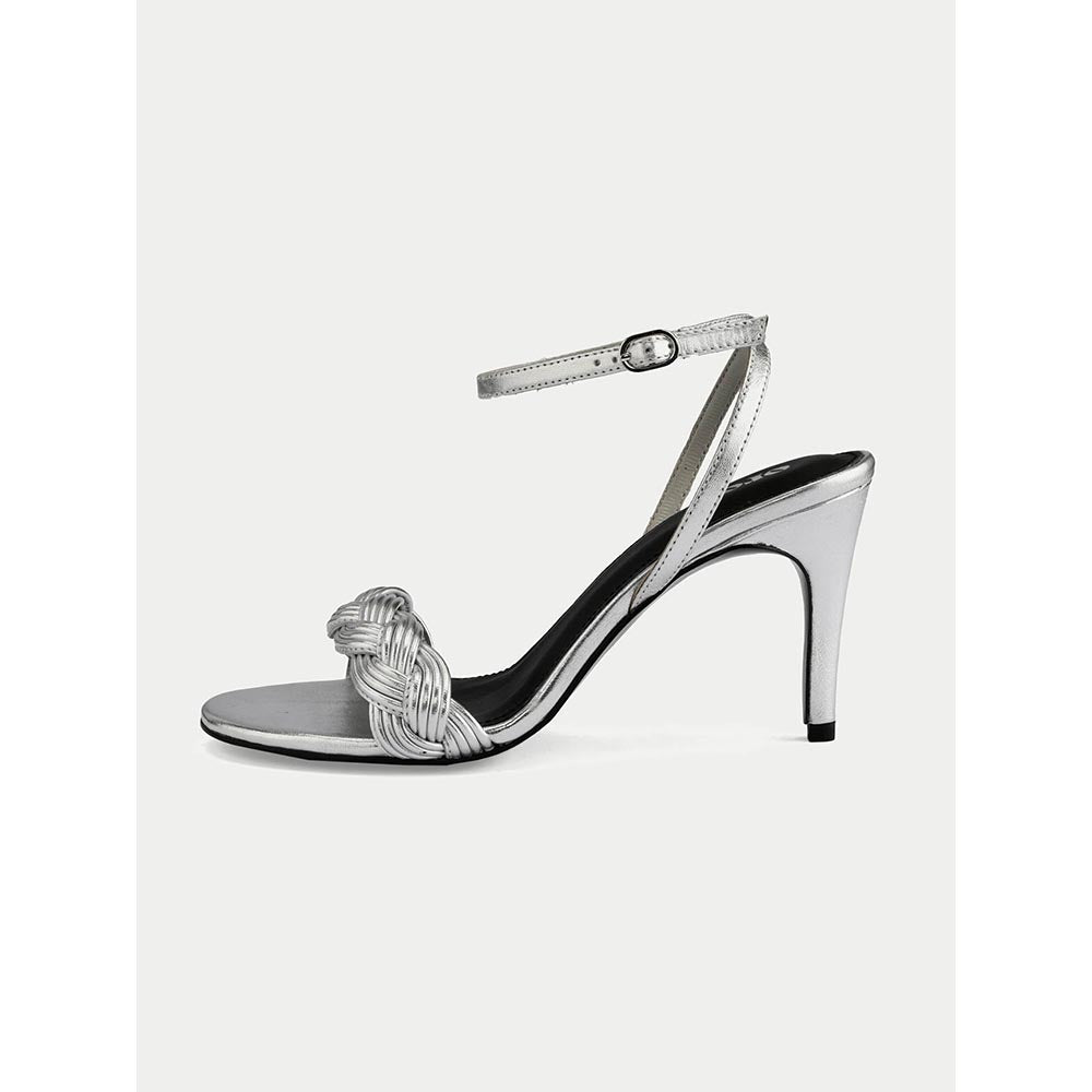 Oroh Silver Tarquinia Heel Sandals