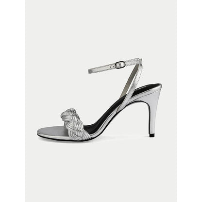Oroh Silver Tarquinia Heel Sandals