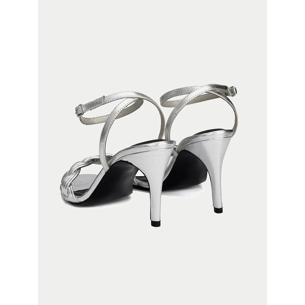 Oroh Silver Tarquinia Heel Sandals