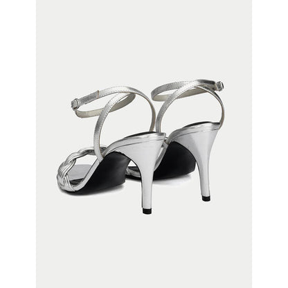 Oroh Silver Tarquinia Heel Sandals