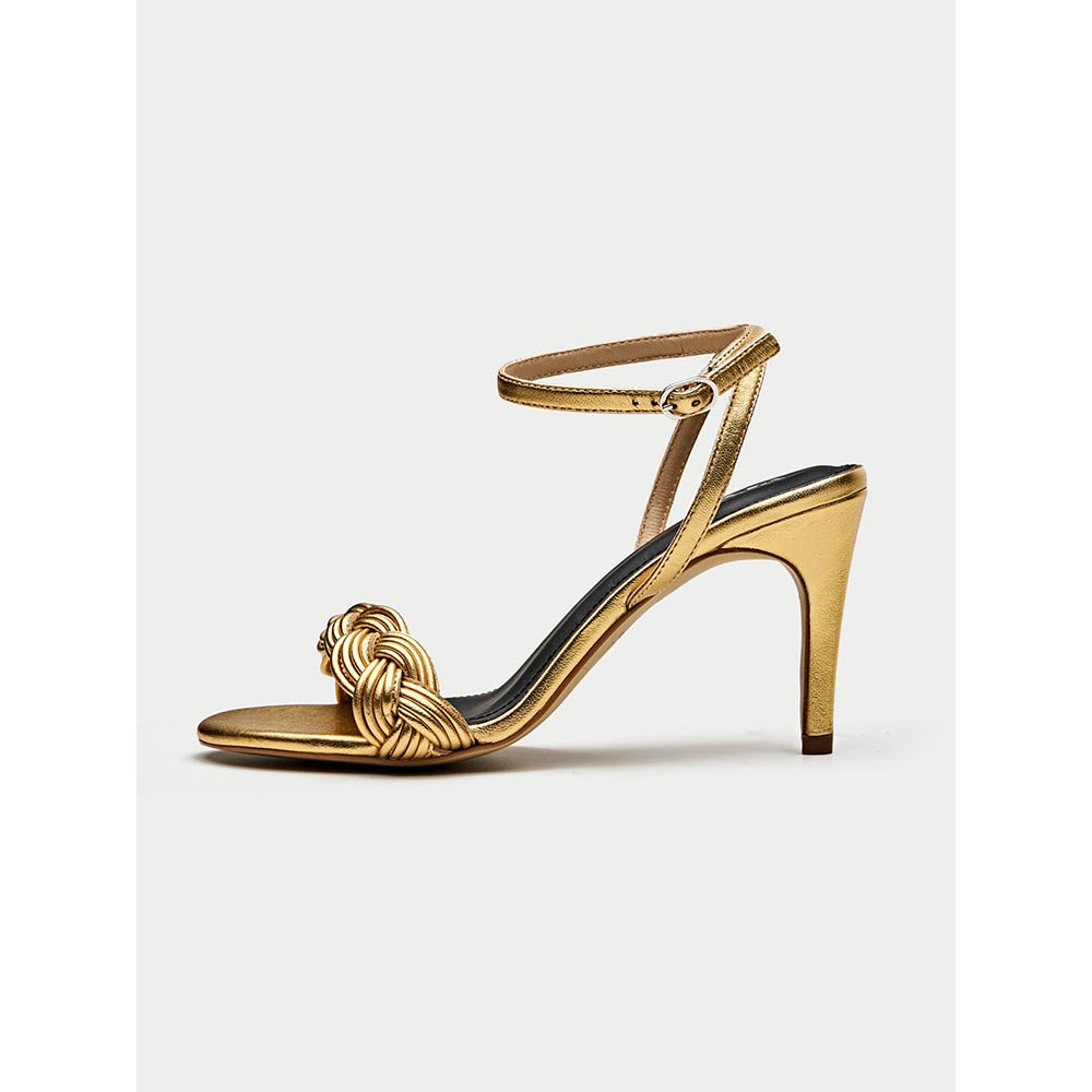 Oroh Gold Tarquinia Heel Sandals