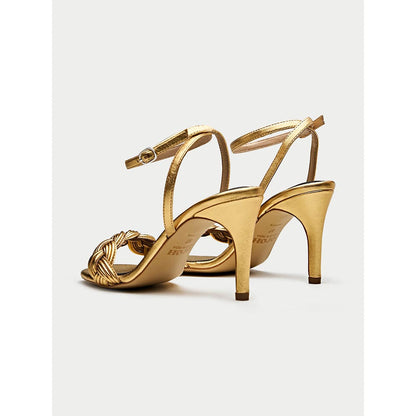 Oroh Gold Tarquinia Heel Sandals