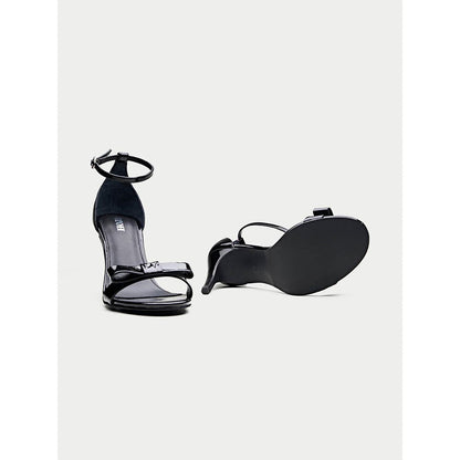 Oroh Black Porto Heel Sandals