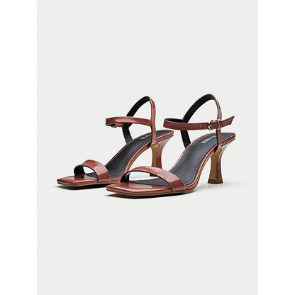 Oroh Brown Aosta Heel Sandals