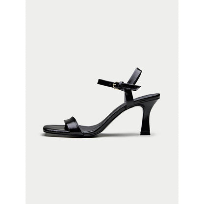 Oroh Black Aosta Heel Sandals