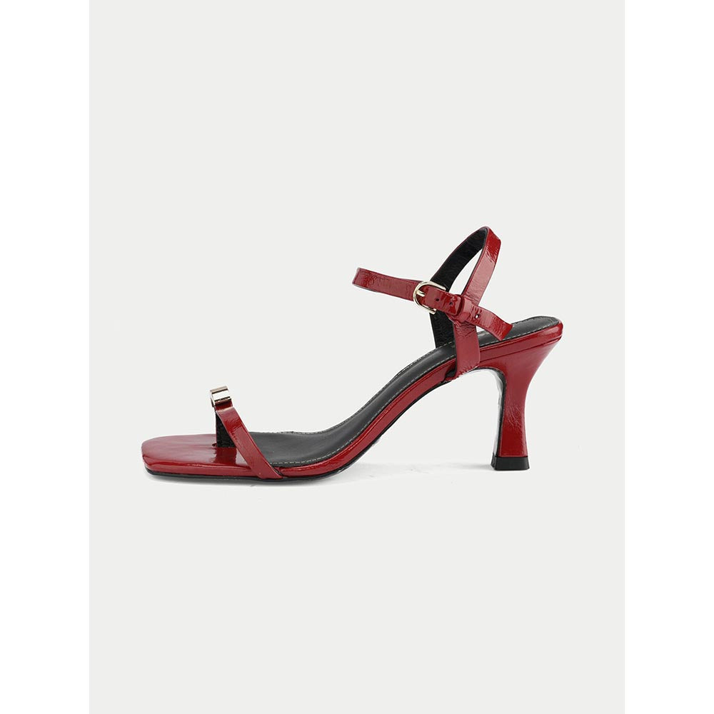Oroh Red Vic Heel Sandals