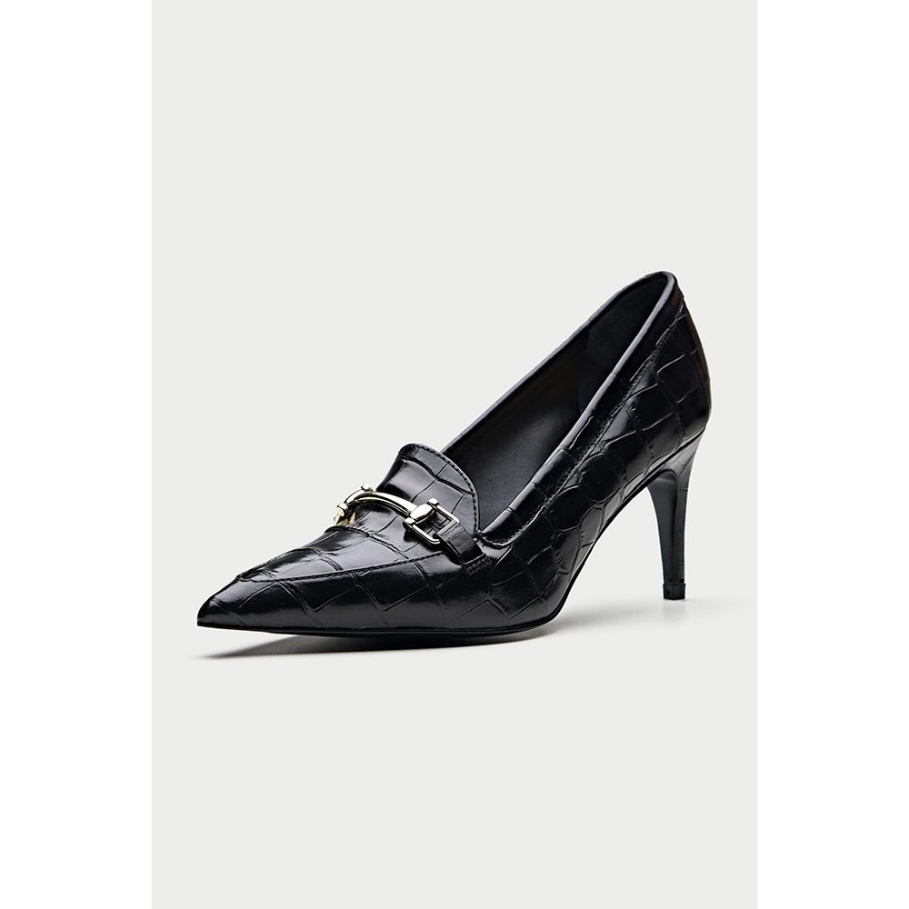 Oroh Pistoia Black Pump Heels
