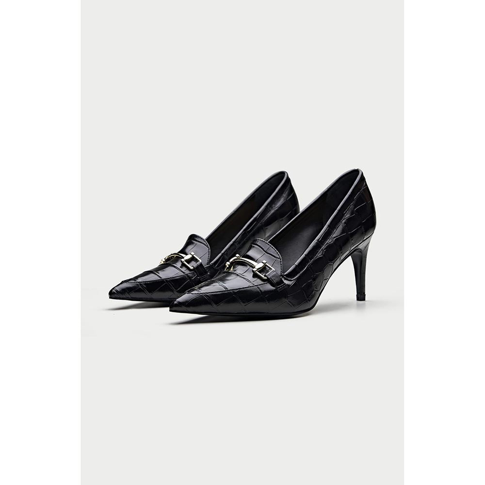 Oroh Pistoia Black Pump Heels