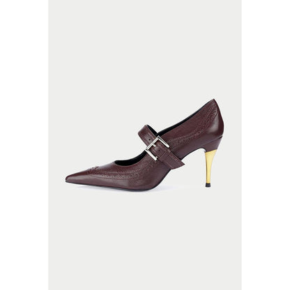 Oroh Ceuta Maroon Pump Heels