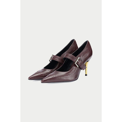 Oroh Ceuta Maroon Pump Heels