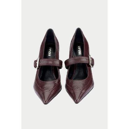 Oroh Ceuta Maroon Pump Heels