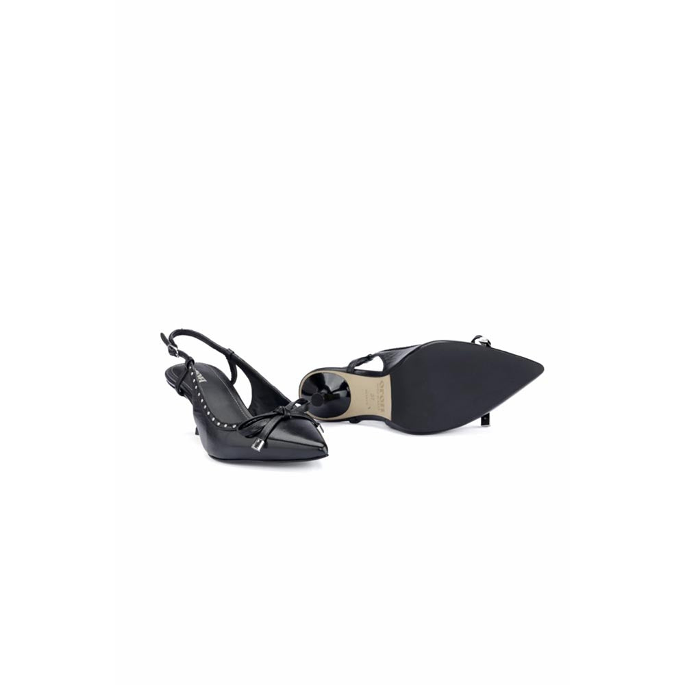 Oroh Venice Black Mules Heels