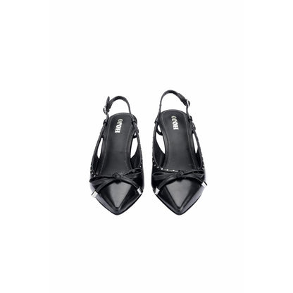 Oroh Venice Black Mules Heels