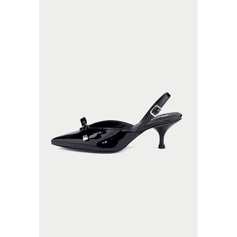 Oroh Bergamo Black Mules Heels