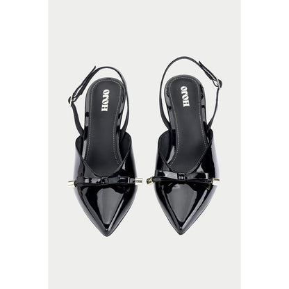 Oroh Bergamo Black Mules Heels