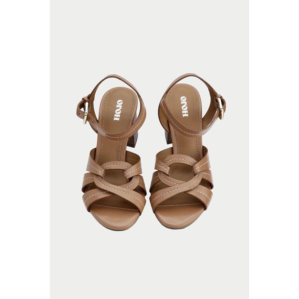 Oroh Triora Brown Sandal Heels
