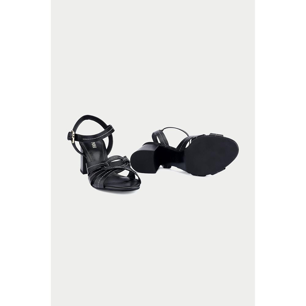 Oroh Triora Black Sandal Heels