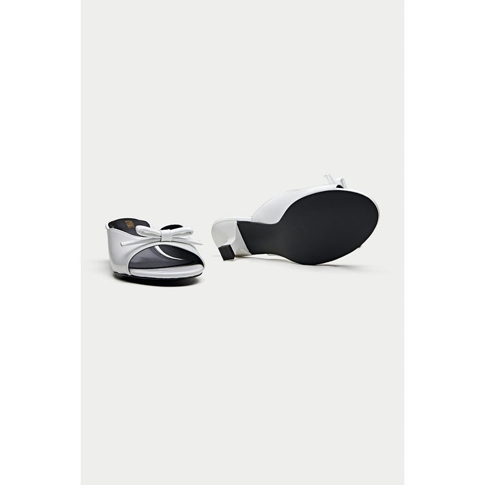 Oroh Osuna White Sandal Heels