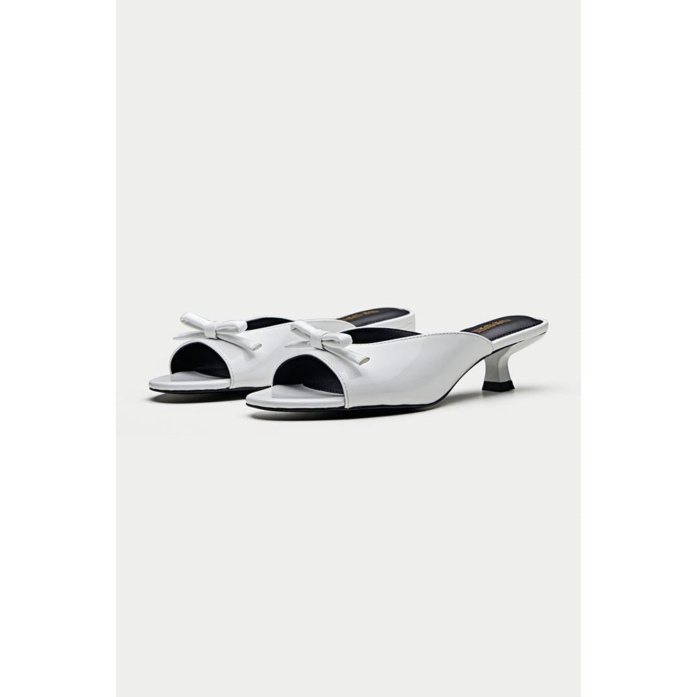 Oroh Osuna White Sandal Heels