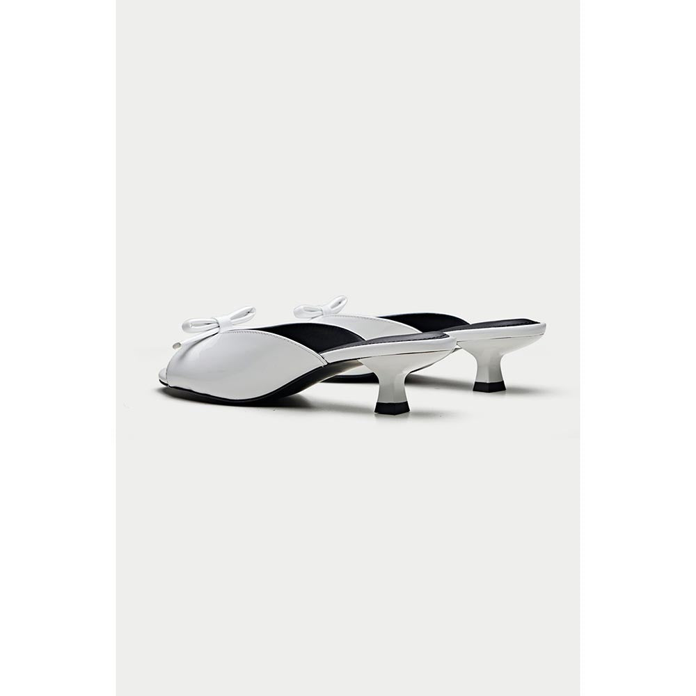Oroh Osuna White Sandal Heels