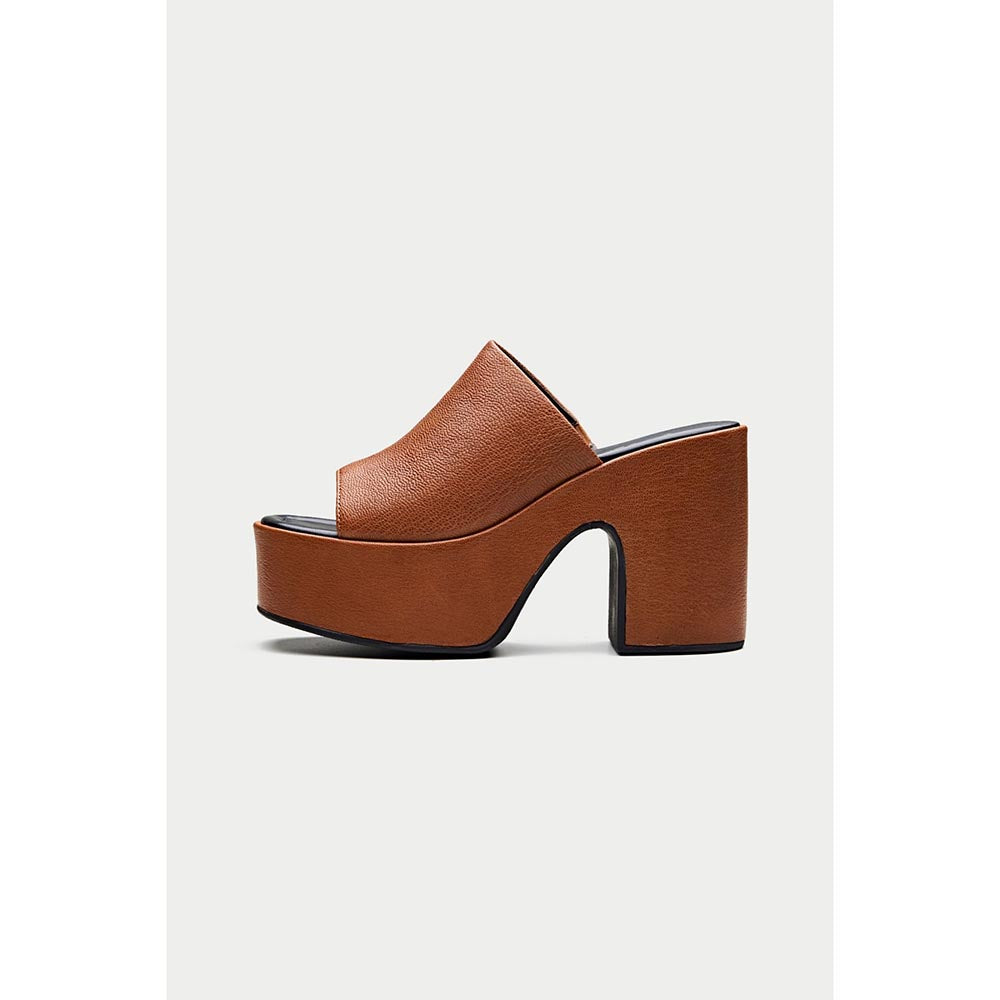 Oroh Sanremo Brown Sandal Heels
