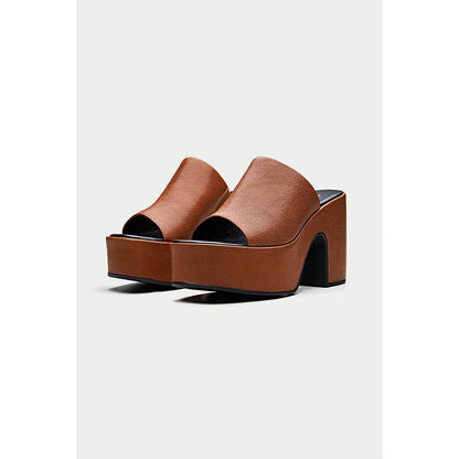 Oroh Sanremo Brown Sandal Heels