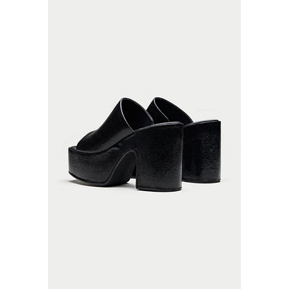 Oroh Sanremo Black Sandal Heels