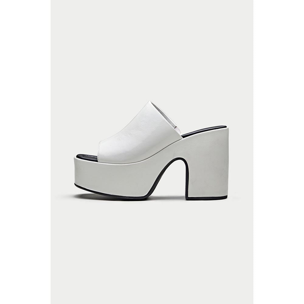 Oroh Sanremo White Sandal Heels