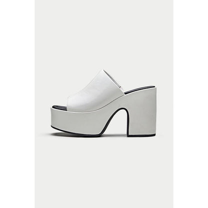 Oroh Sanremo White Sandal Heels