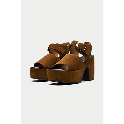 Oroh Formentera Tan Sandal Heels
