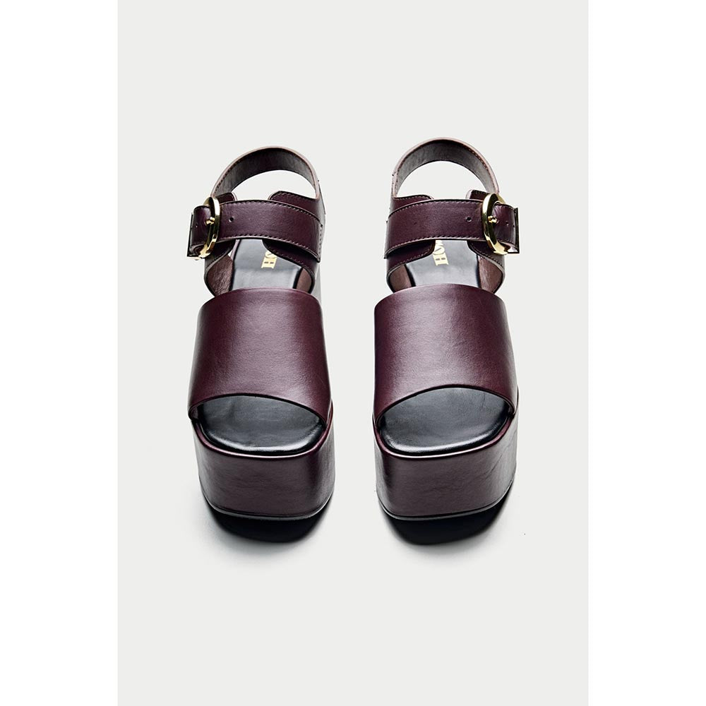 Oroh Formentera Maroon Sandal Heels