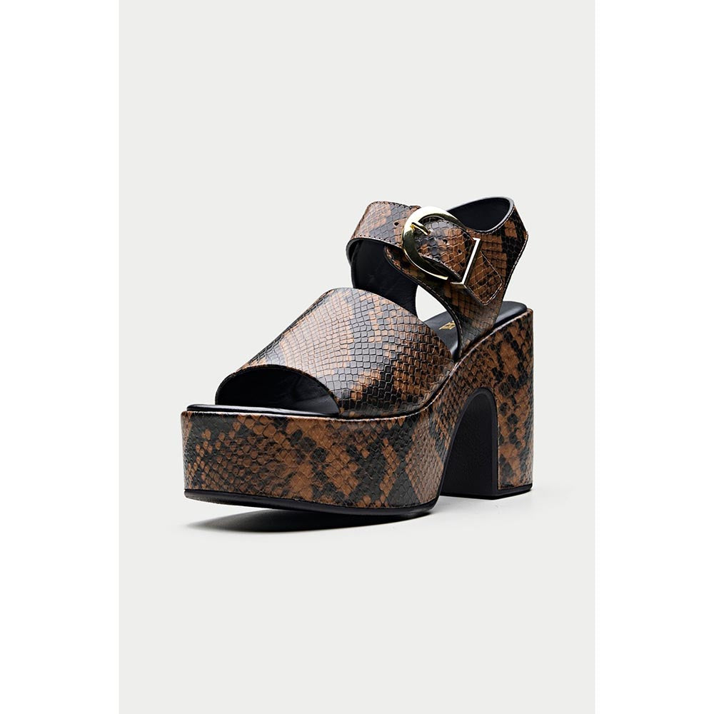 Oroh Formentera Brown Sandal Heels