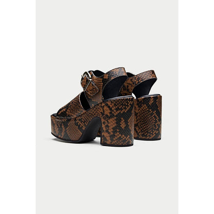 Oroh Formentera Brown Sandal Heels