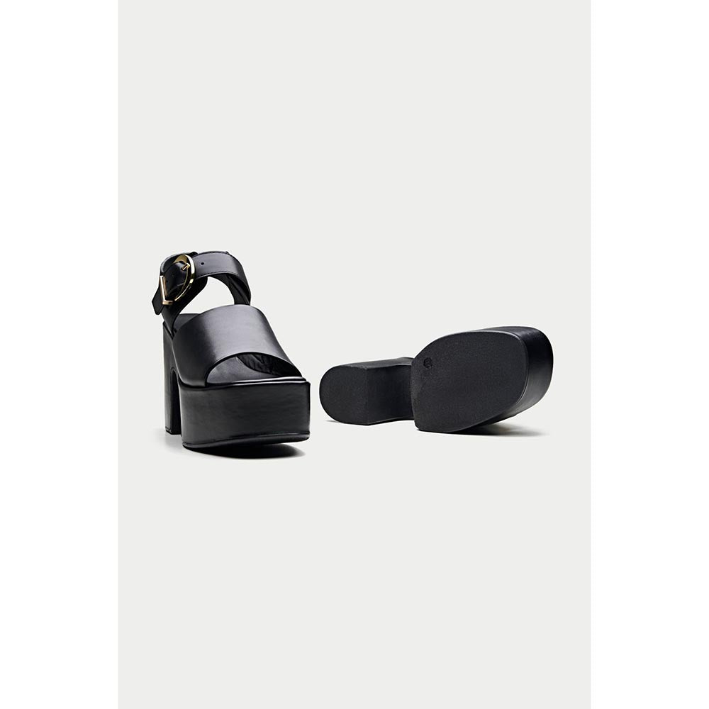 Oroh Formentera Black Sandal Heels