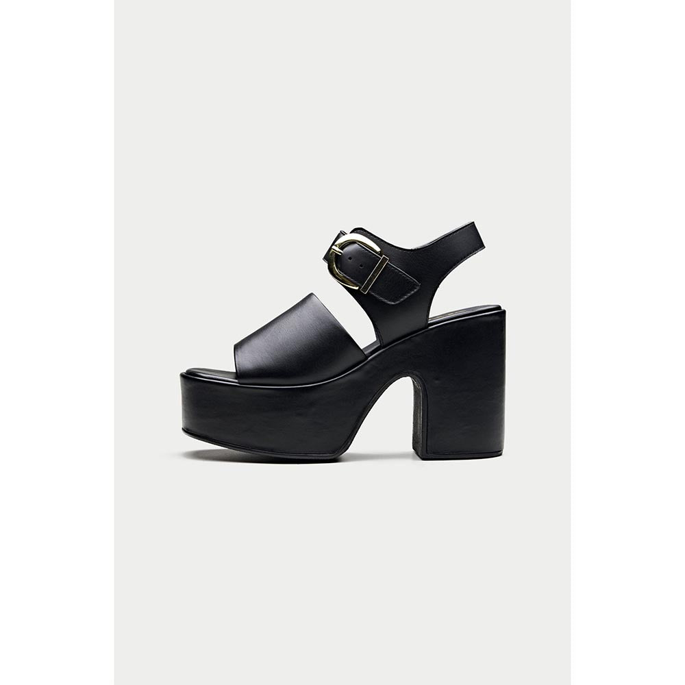Oroh Formentera Black Sandal Heels