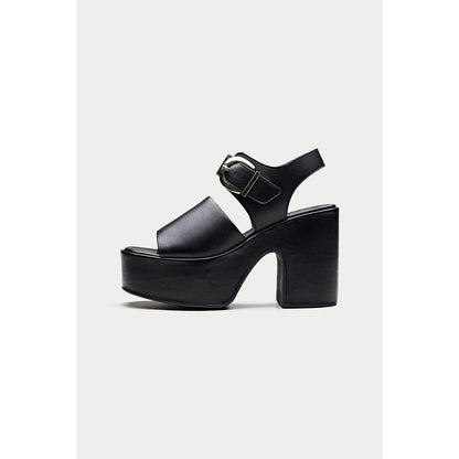 Oroh Formentera Black Sandal Heels