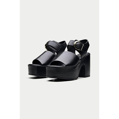 Oroh Formentera Black Sandal Heels