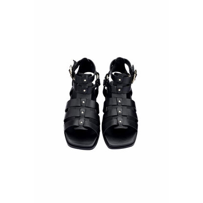 Oroh Women Orvieto Footbed Casual Flat Sandals Black