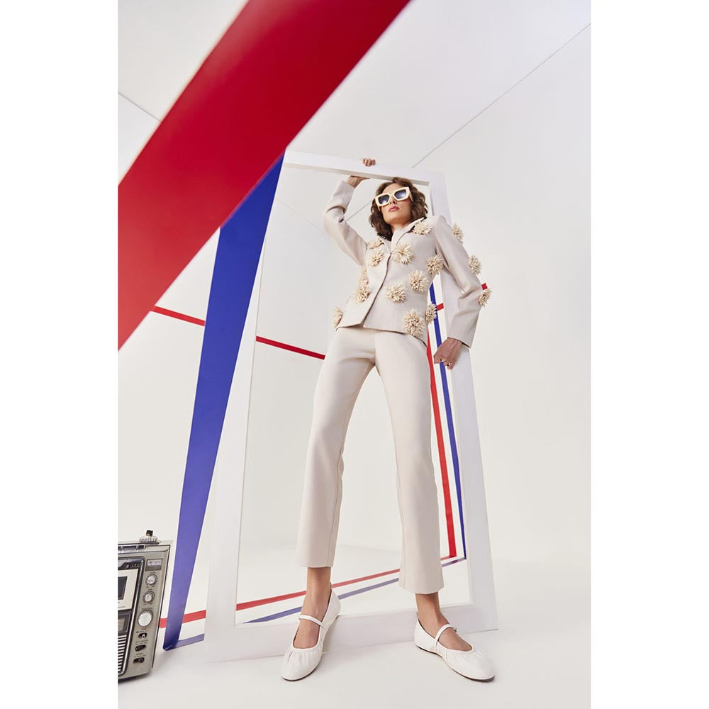 Oroh Women Carpi Casual Ballerina White