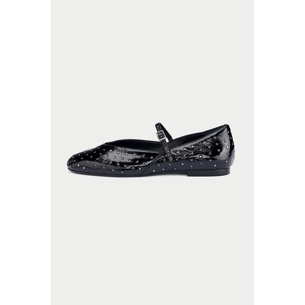 Oroh Black Low Top Pair Of Ballerinas