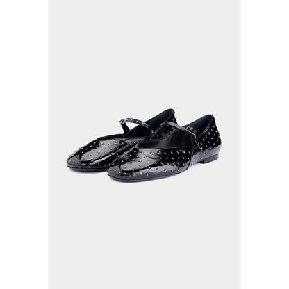 Oroh Black Low Top Pair Of Ballerinas