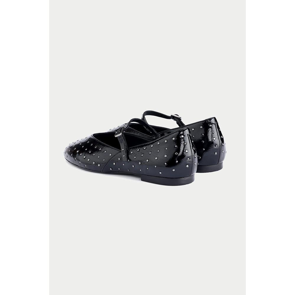 Oroh Black Low Top Pair Of Ballerinas