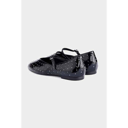 Oroh Black Low Top Pair Of Ballerinas