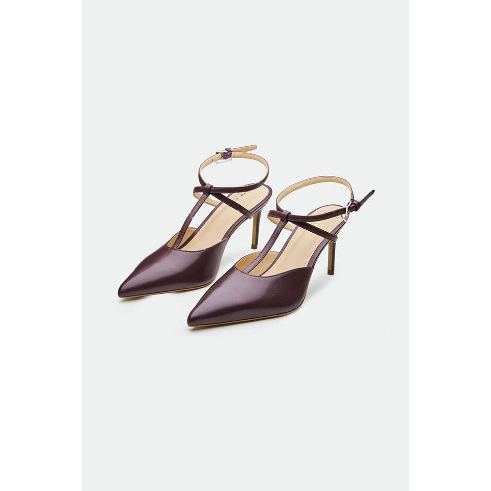 Oroh Burgundy York Stiletto Heels