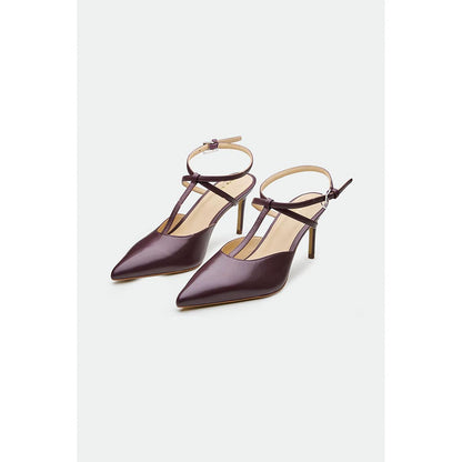Oroh Burgundy York Stiletto Heels