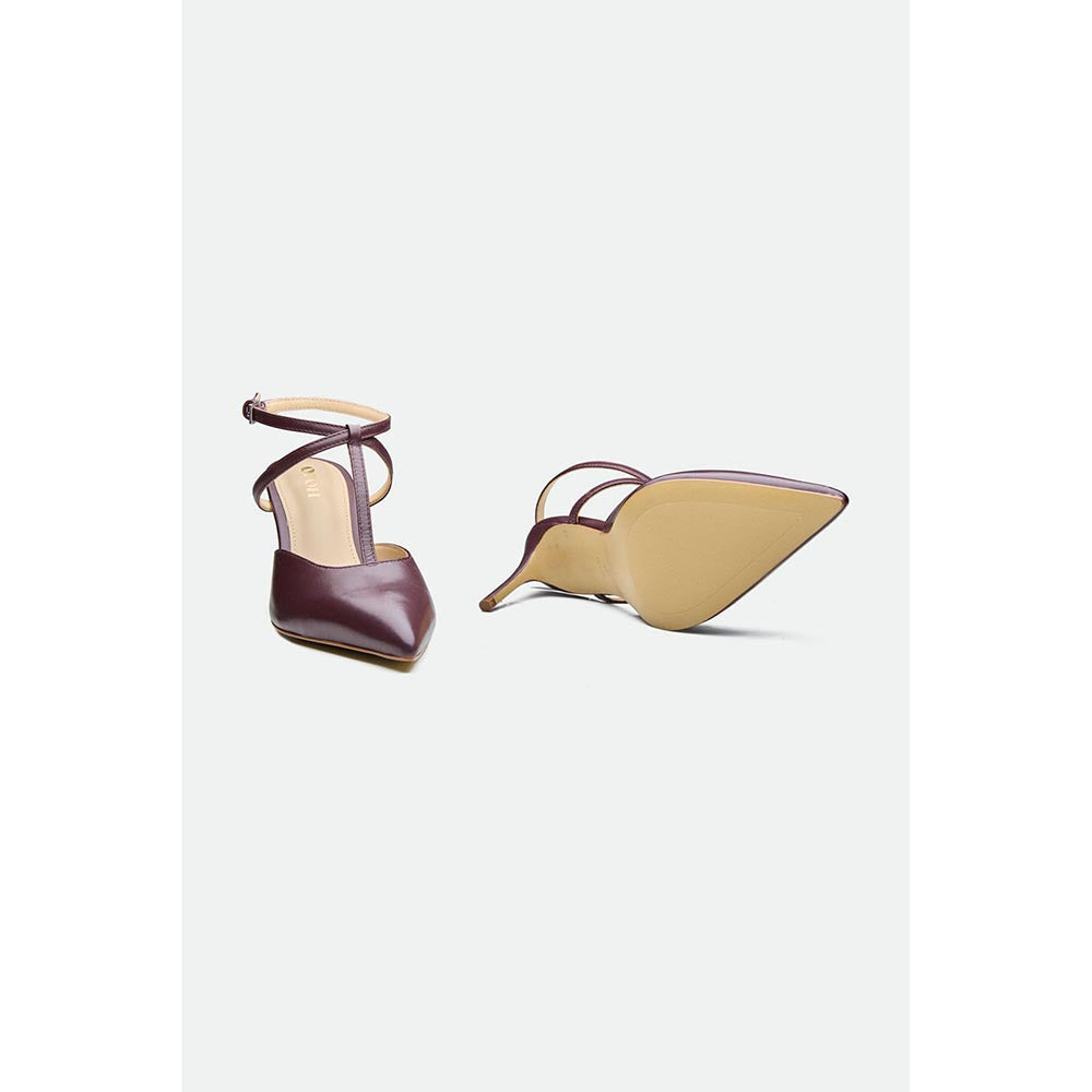 Oroh Burgundy York Stiletto Heels