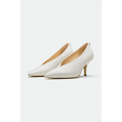 Oroh White Rotherham Stiletto Heels